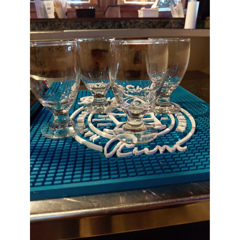 SET OF 4 Small LIBBEY Brandy Glasses 3-3/4 Inches Tall